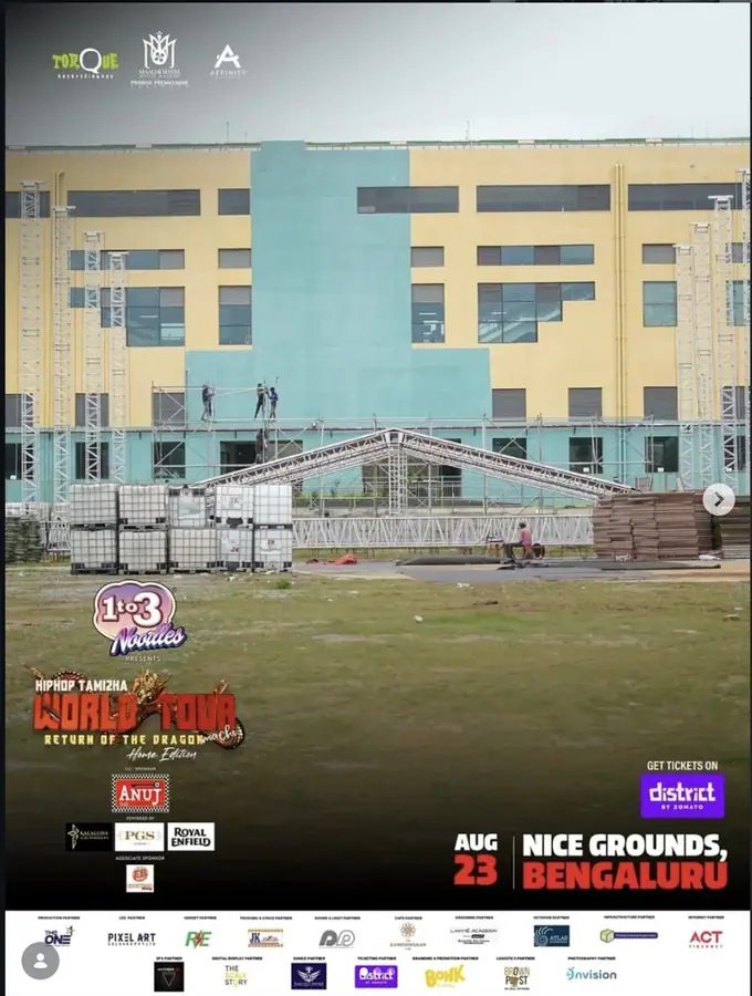 Hip Hop Tamizha Live in Bengaluru, produced by Kalaluha in Bengaluru: photograph 3