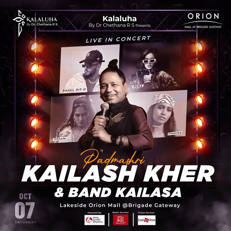 Kailash Kher Live in Concert, produced by Kalaluha in Bengaluru: photograph 8