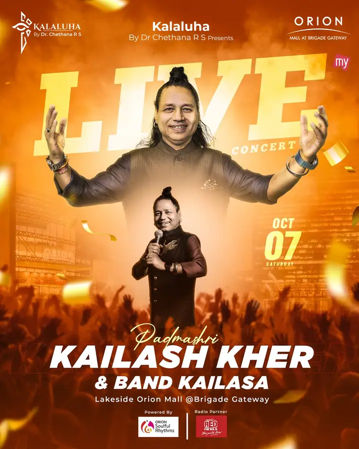 Kailash Kher Live in Concert, produced by Kalaluha in Bengaluru: photograph 31