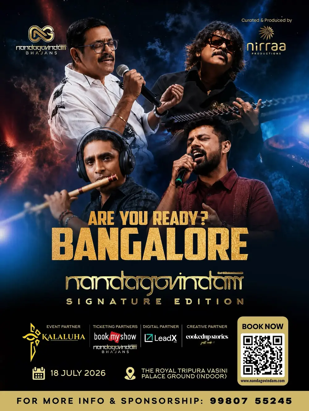 Nandha Govindam Bhajan Sandhya, produced by Kalaluha in Bengaluru: event poster 1