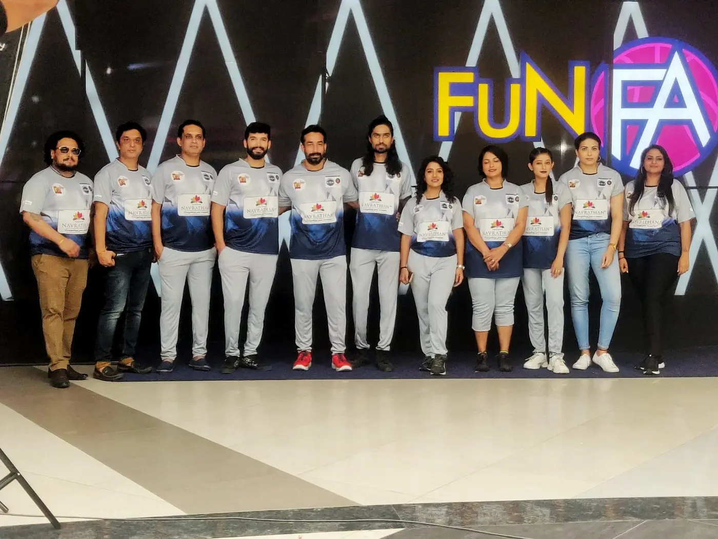 Television Cricket League Primetime, On the Pitch, produced by Kalaluha in Bengaluru: photograph 1