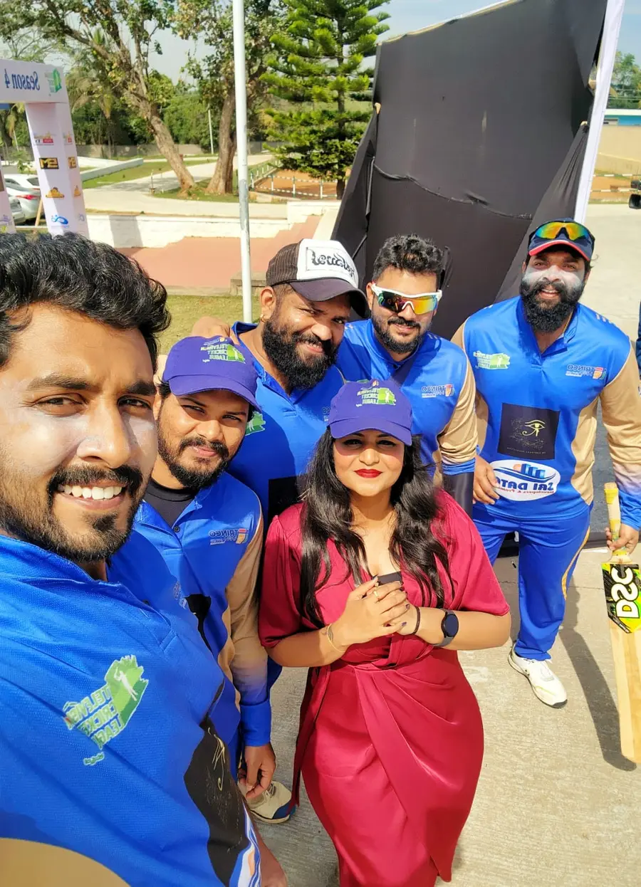 Television Cricket League Primetime, On the Pitch, produced by Kalaluha in Bengaluru: photograph 2